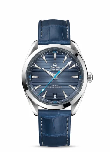 Omega Seamaster Aqua Terra 150M Master Chronometer 41 Stainless Steel / Blue / Alligator 220.13.41.21.03.002 (22013412103002)